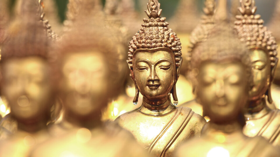 Mit Meditation in der Gegenwärtigkeit verweilen.